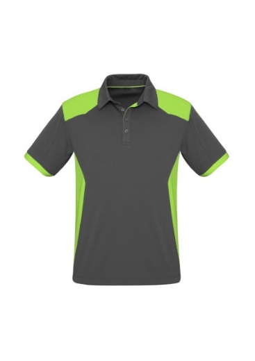 Picture of Biz Collection Mens Rival Polo Shirt 100% Polyester Micro Interlock